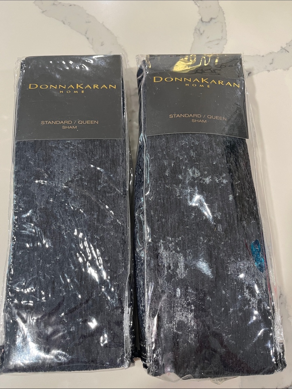 Donna Karan Home Sapphire Collection Standard/Queen Sham Pair